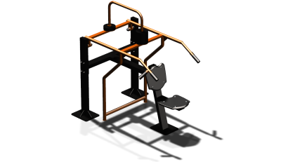 Силовой уличный тренажер  "Жим вверх сидя"  УТ403 в Ростове-на-Дону