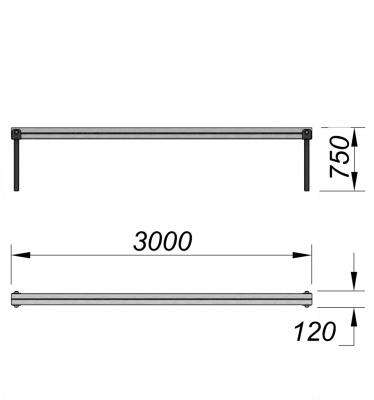 Бум бревно ДСК 3540 в Ростове-на-Дону